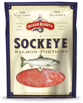 Image of Ocean Beauty Sockeye Salmon Portions 24oz