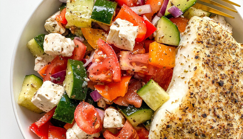 MedStyleAlaskaHalibutGreekSalad