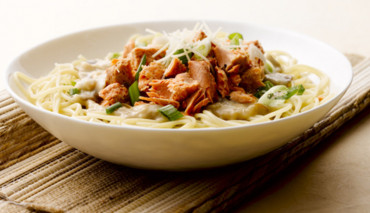 Image of Smoked Salmon Fettuccine