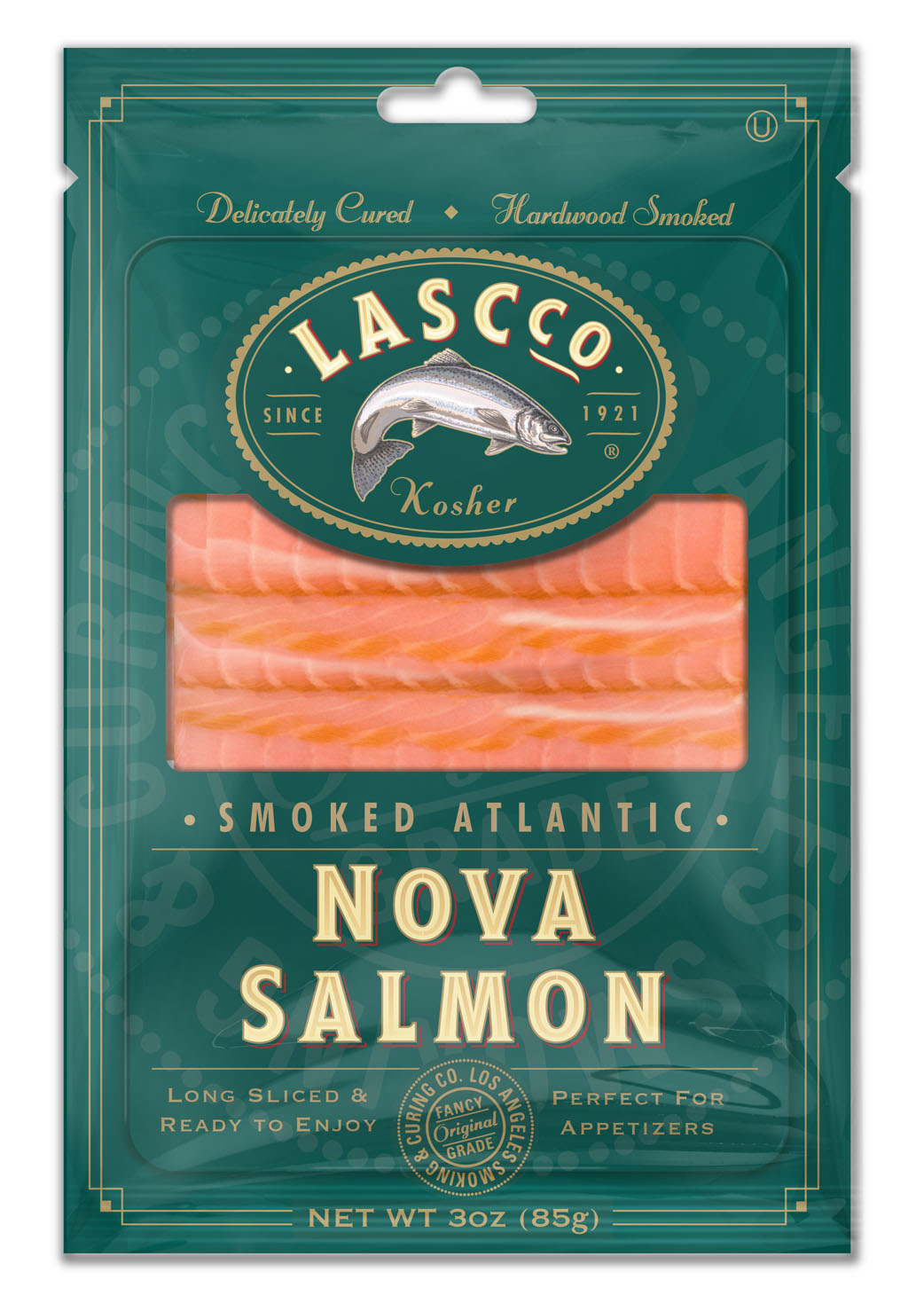 00072840017036 LASCco Atlantic Nova Salmon 3oz